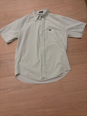 Faconnable Light Green Short Sleeve Shirt Size L